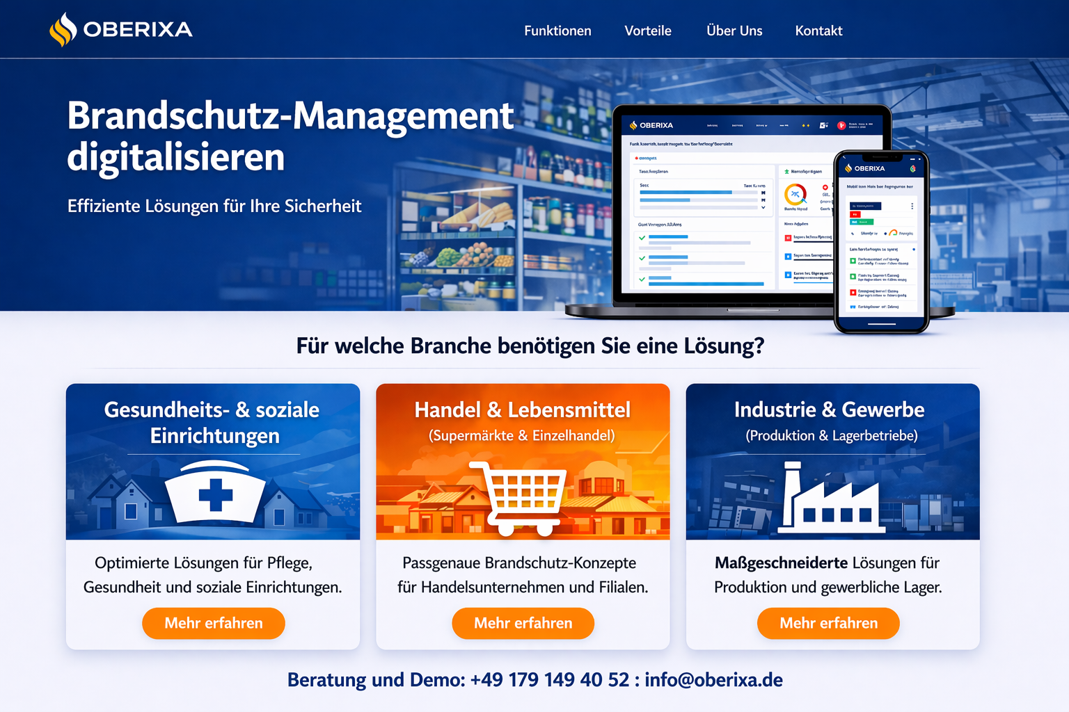 OBERIXA – Brandschutz-Management digitalisieren